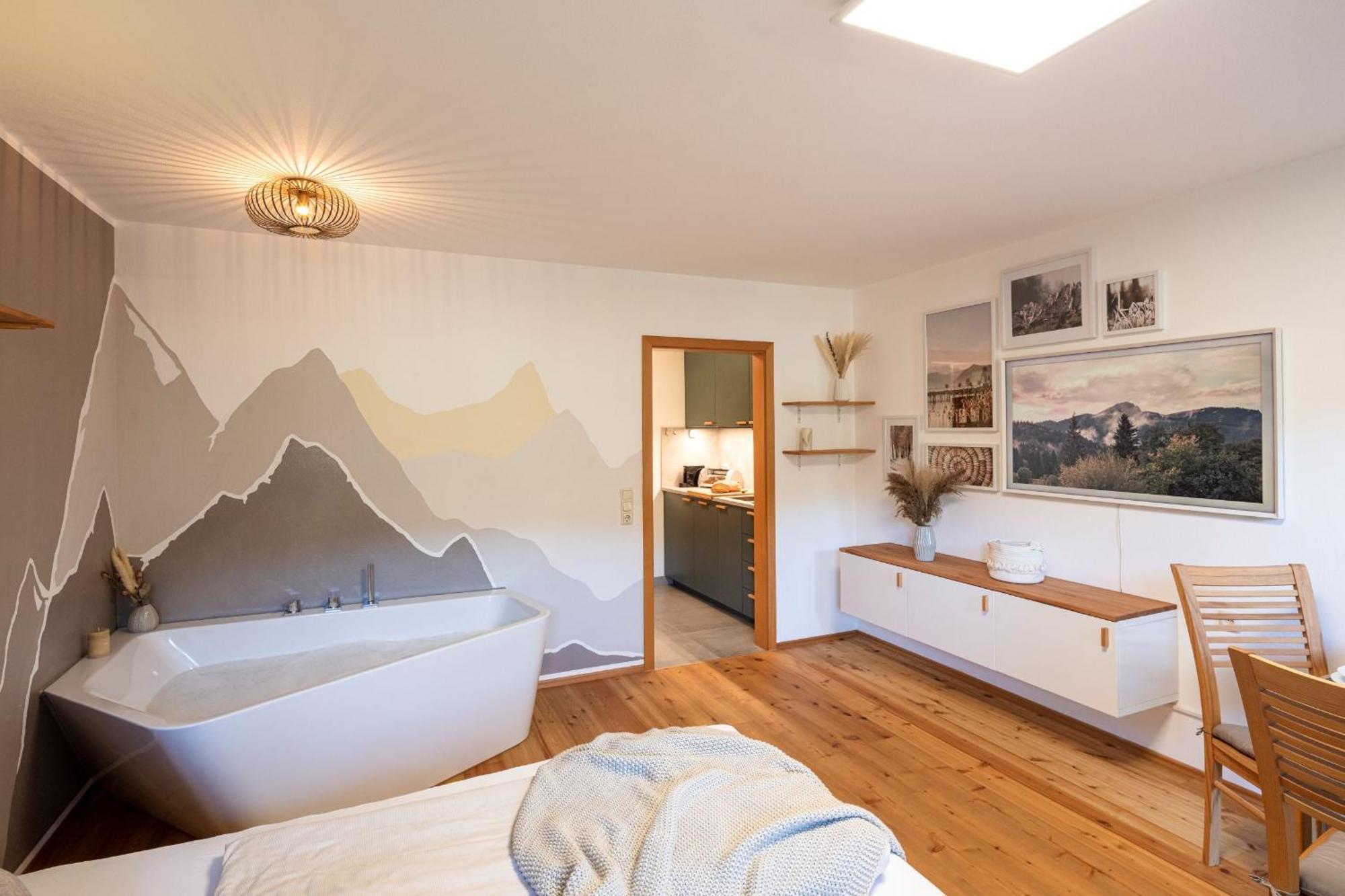 Gemuetliche Fewo Mit Grosser Relax-Badewanne Ap 303 Aschau im Chiemgau Eksteriør bilde